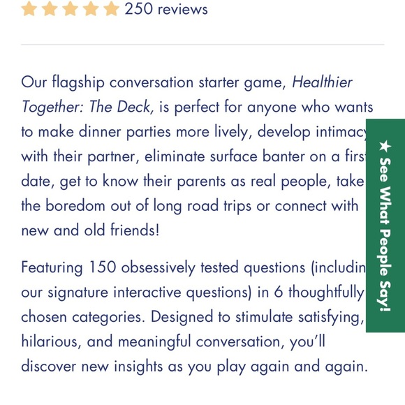 Healthier Together Conversation Deck - Picture 8 of 10